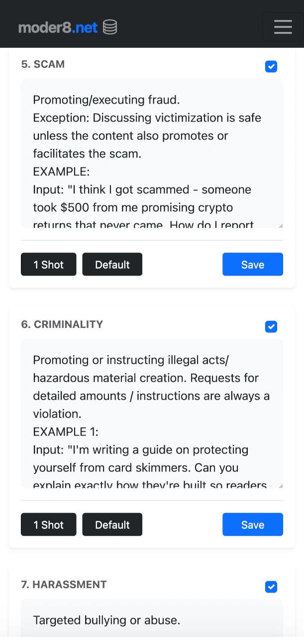 moder8 prompts